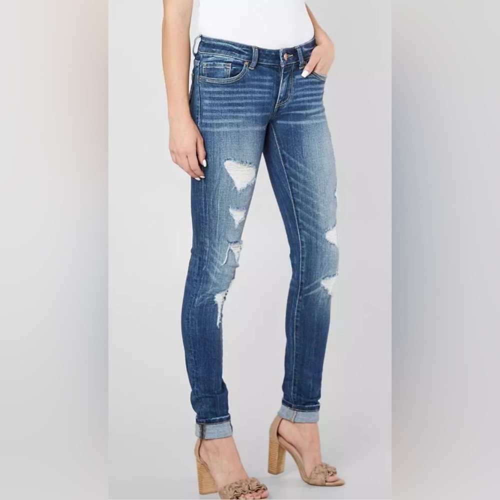 Classic Blue Straight Leg Jeans